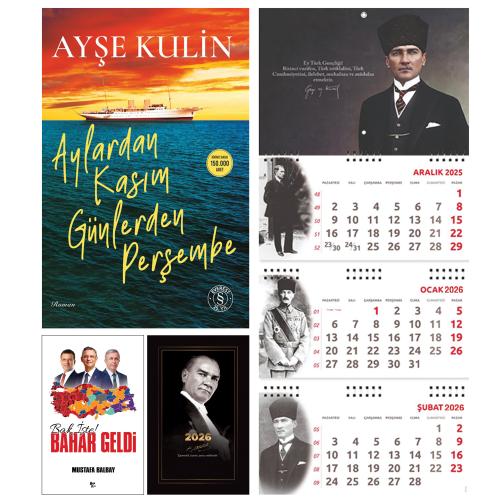 Aylardan Kasım Günlerden Perşembe ve Bak İşte bahar Geldi - Gazi Paşa Ajanda - Gazi Duvar Takvimi