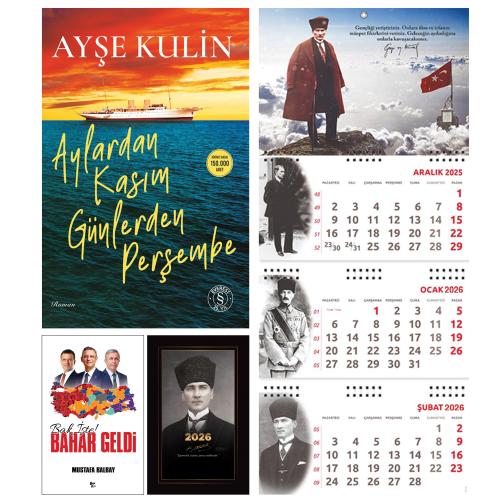 Aylardan Kasım Günlerden Perşembe ve Bak İşte bahar Geldi - Kalpaklı Ajanda - Sakarya Duvar Takvimi