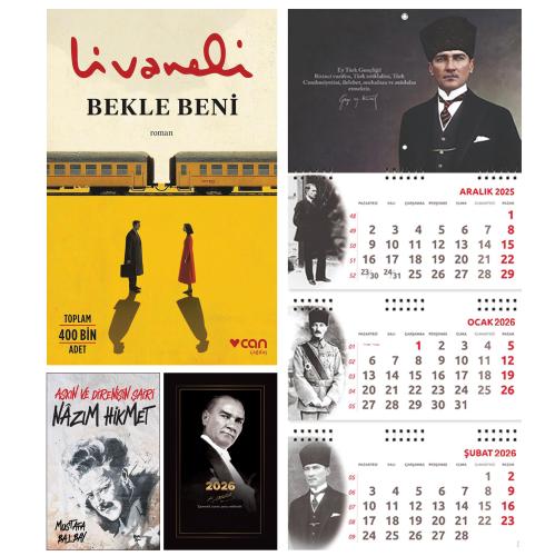 Bekle Beni ve Nazım Hikmet - Gazi Paşa Ajanda - Gazi Duvar Takvimi