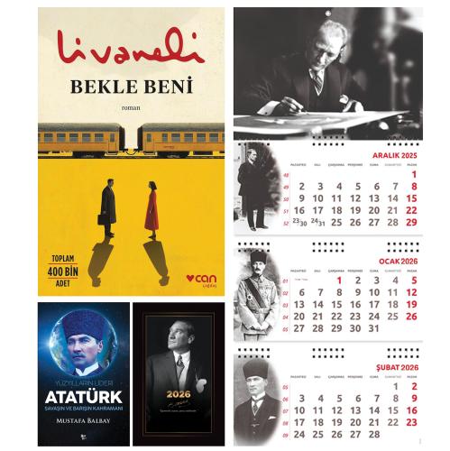 Bekle Beni ve Yüzyılların Lideri Atatürk - İstikbal Ajanda - İmza Duvar Takvimi