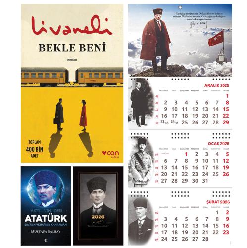 Bekle Beni ve Yüzyılların Lideri Atatürk - Kalpaklı Ajanda - Sakarya Duvar Takvimi