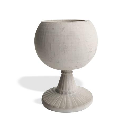 Beton Kadeh Saksı Küre, Küçük - Halkkitabevi