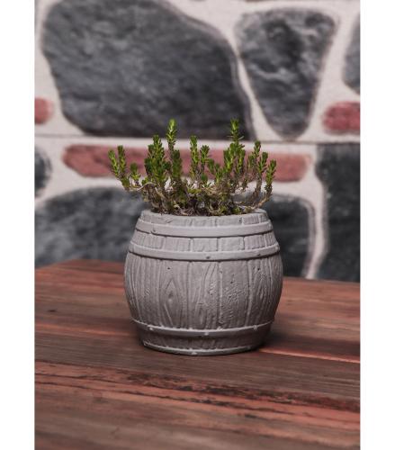 Fıçı Beton Saksı