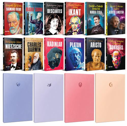 Bilimin Kurucuları 12 Kitap ve 4 Çizgisiz Defter