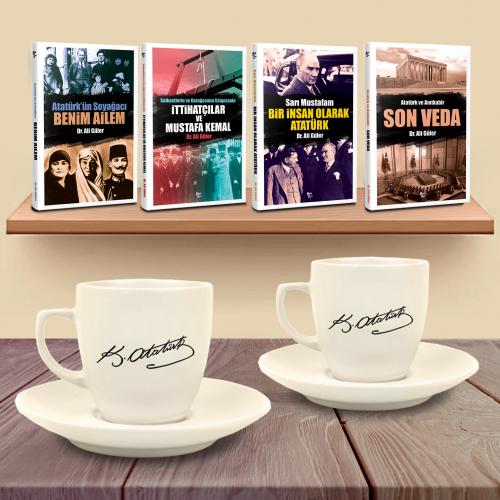 Bir İnsan Olarak Atatürk Hediye Seti - İmza Fincan - Halkkitabevi