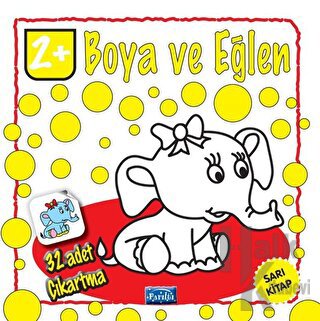 Boya ve Eğlen - Sarı Kitap - 32 Adet Çıkartma - Halkkitabevi