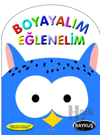 Boyayalım Eğlenelim Baykuş - Halkkitabevi
