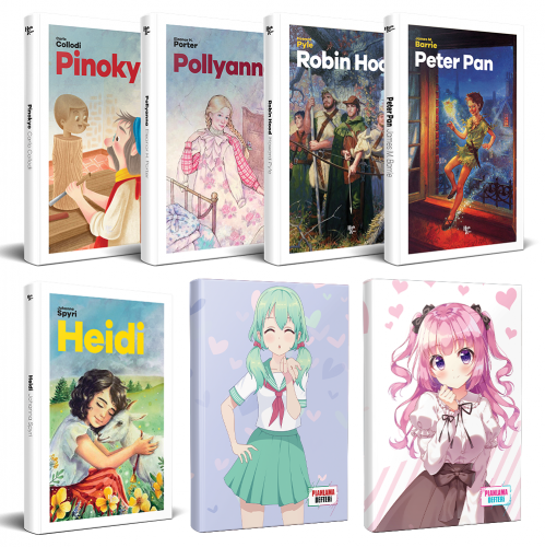 Çocuk Klasikleri Beş Kitap - Violet ve Schoolgirl Defter - Halkkitabev