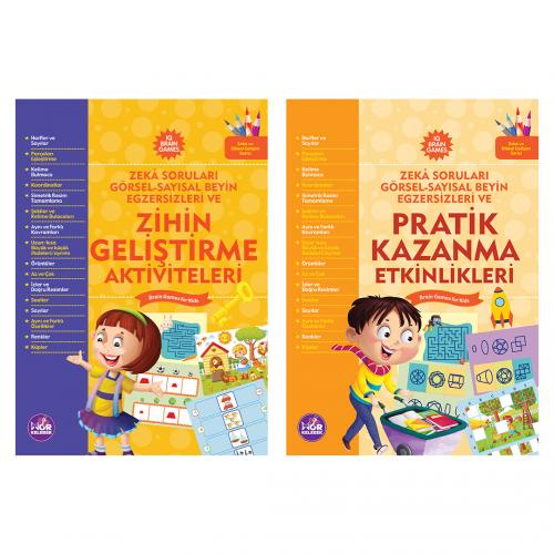 Çocuklar İçin Zeka Oyunları 2 Kitap Bir Arada 4