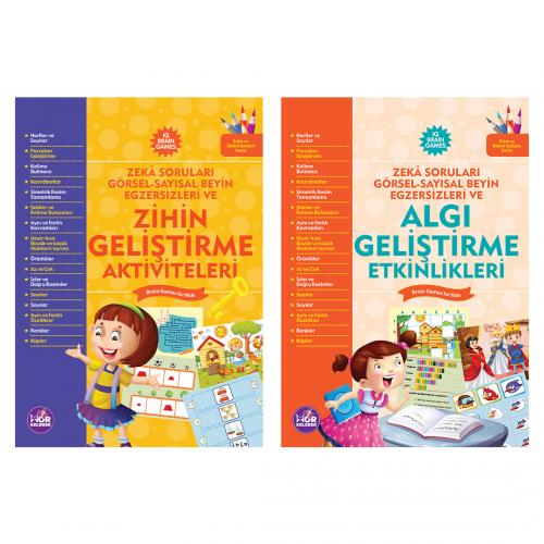 Çocuklar İçin Zeka Oyunları 2 Kitap Bir Arada 6