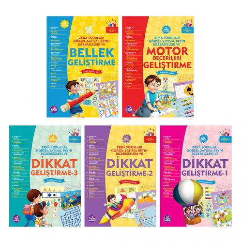 Çocuklar İçin Zeka Oyunları 5 Kitap Bir Arada 1