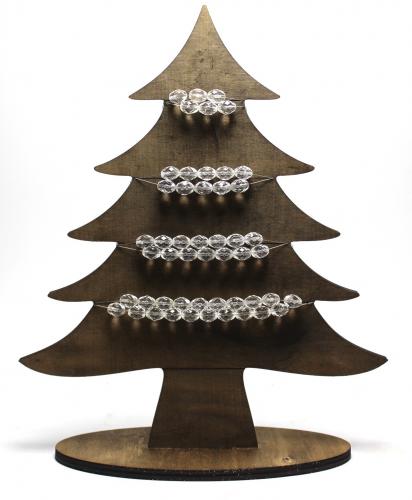 Cam Boncuklu Ahşap Çam Ağacı - Halkkitabevi