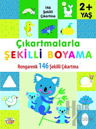 Çıkartmalarla Şekilli Boyama 2 Yaş Üstü - Halkkitabevi