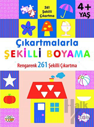 Çıkartmalarla Şekilli Boyama 4 Yaş Üstü
