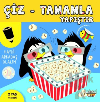 Çiz - Tamamla - Yapıştır Haydi Arkadaş Olalım - Halkkitabevi