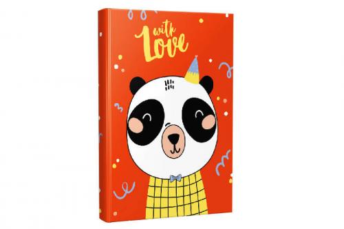 Çizgili Defter Panda With Love