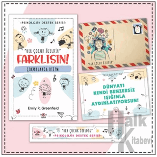 Çocuklar İçin Psikolojik Destek Serisi - Çocuklarda Otizm - Kartpostal ve Ayraç