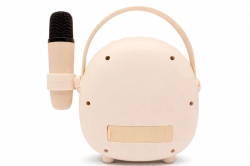 Çocuklara Özel Retro Tasarımlı Bluetooth Karaoke Mikrofon ve Ahşap Tri