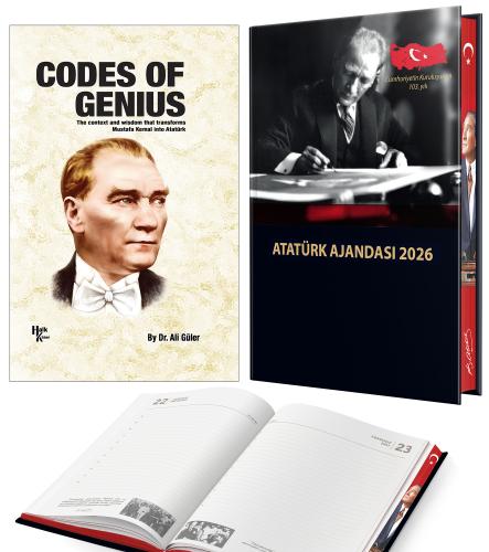Codes of Genius - Ali Güler ve 2026 Atatürk Ciltli Ajanda - Halkkitabe