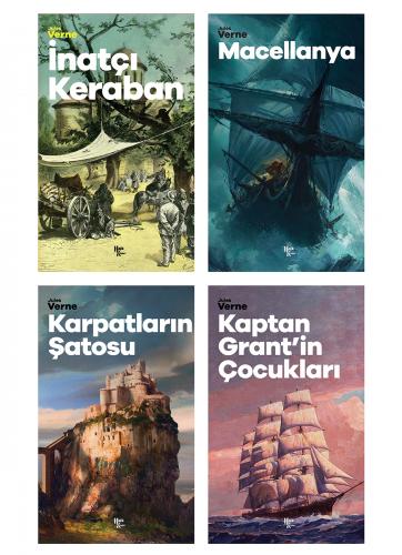 Çok Okunan Jules Verne Seti - 4 Kitap - Halkkitabevi