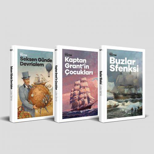 Çok Sevilen Jules Verne Öyküleri 2 - 3 Kitap - Halkkitabevi
