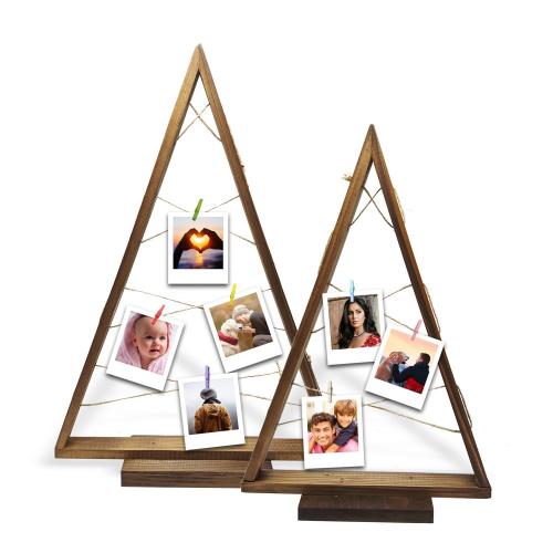 Cristin 2'li Dekoratif Ahşap Çam Ağacı - Halkkitabevi