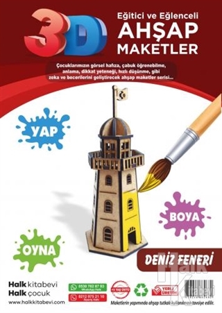 Deniz Feneri Ahşap Maket