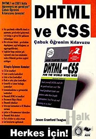 DHTML ve CSS Çabuk Öğrenim Kılavuzu - Halkkitabevi