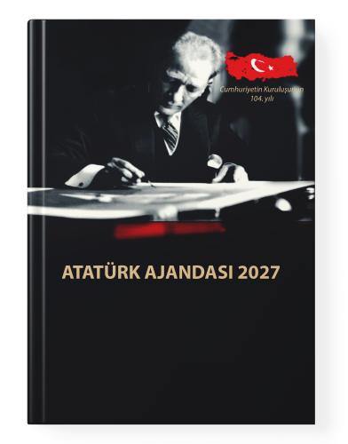 2027 Atatürk Ajandası - Ciltli - Halkkitabevi