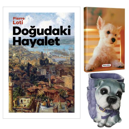 Doğudaki Hayalet - Moliere ve Dekoratif Köpek Kalemlik - Pamuk Şeker Planlama Defteri