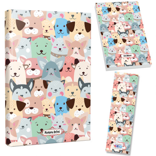 Dost Patiler Planlama Defteri-Bloknot-Ayraç Seti