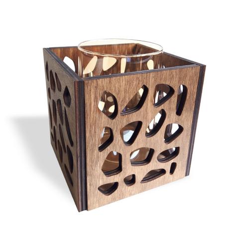 Dream Ahşap Kutu Mumluk