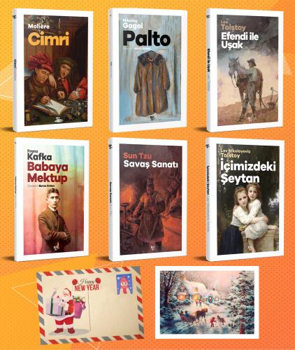 Dünya Klasikleri Altılı Set - 3 ve Kartpostal - Halkkitabevi