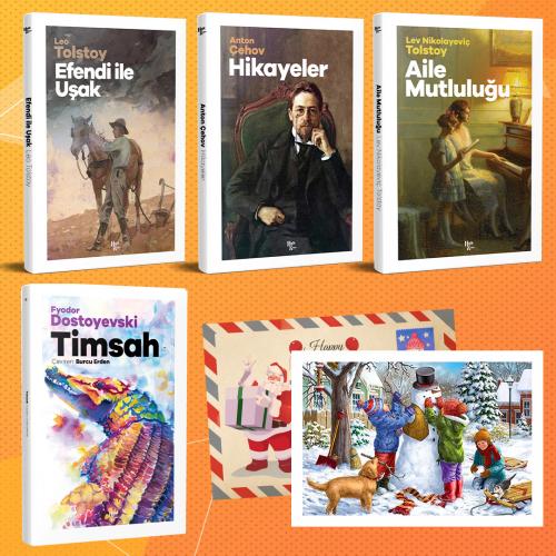 Dünya Klasikleri Dörtlü Set - 13 ve Kartpostal - Halkkitabevi