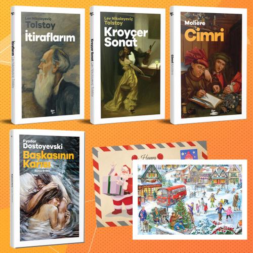 Dünya Klasikleri Dörtlü Set - 8 ve Kartpostal - Halkkitabevi