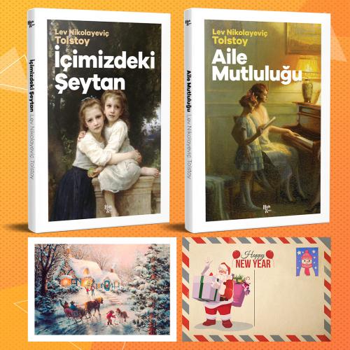 Dünya Klasikleri İkili Set - İçimizdeki Şeytan - Aile Mutluluğu ve Kartpostal