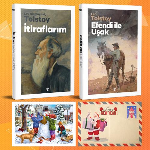 Dünya Klasikleri İkili Set - İtiraflarım - Efendi ile Uşak ve Kartpostal