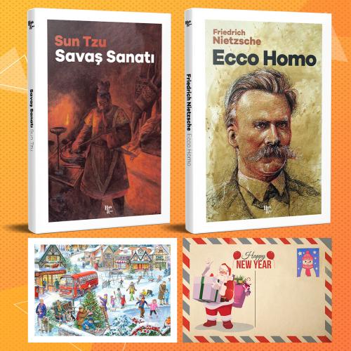 Dünya Klasikleri İkili Set - Savaş Sanatı - Ecco Homo ve Kartpostal - 
