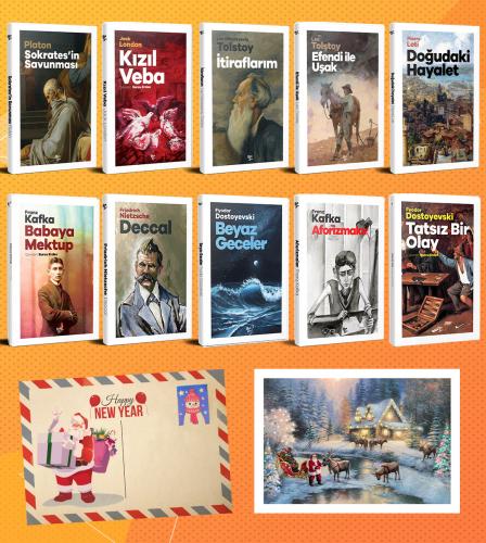Dünya Klasikleri Onlu Set - 1 ve Kartpostal  - Halkkitabevi