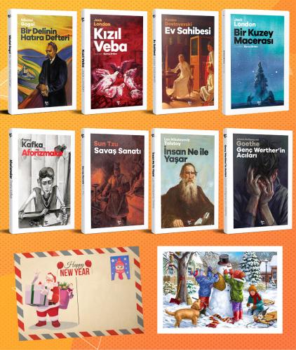 Dünya Klasikleri Sekizli Set - 5 ve Kartpostal