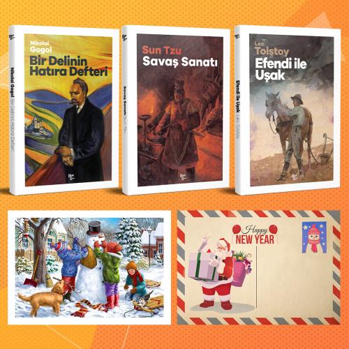 Dünya Klasikleri Üçlü Set - Bir Delinin Hatıra Defteri - Savaş Sanatı 