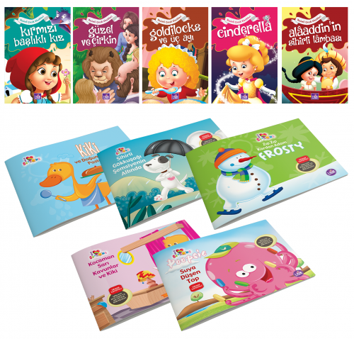 Dünya Masalları Beş Kitap ve Dahi Çocuk Beş Kitap - 3