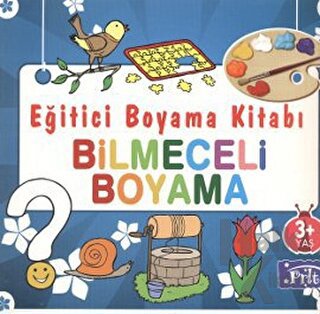 Eğitici Boyama Kitabı - Bilmeceli Boyama - Halkkitabevi