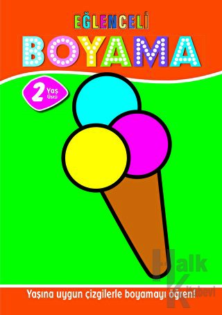 Eğlenceli Boyama - 2 Yaş Üstü 4'lü Pastel Boya Hediyeli - Halkkitabevi