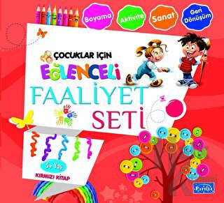 Eğlenceli Faaliyet Seti Kırmızı Kitap – 5 Yaş Üzeri