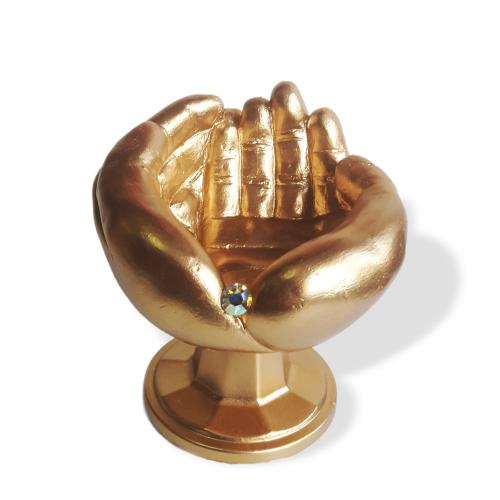 El Desenli Beton Telefon Standı Altın - Halkkitabevi