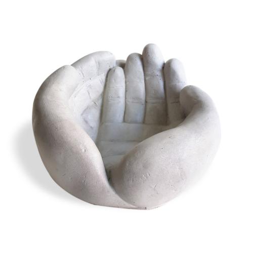 El Desenli Küçük Boy Beton Saksı - Halkkitabevi