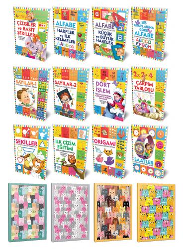 Etkinlik Kitapları 12li Kitap Seti ve 4 Defter -4