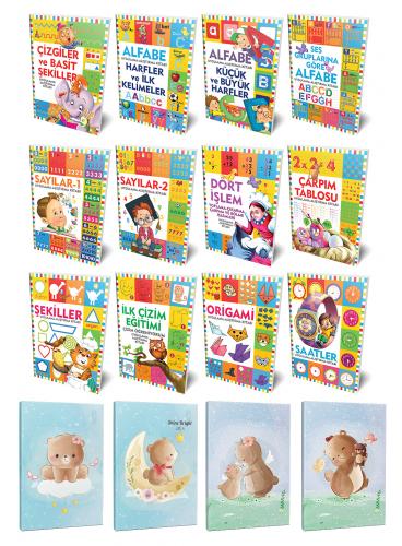 Etkinlik Kitapları 12li Kitap Seti ve 4 Defter -7