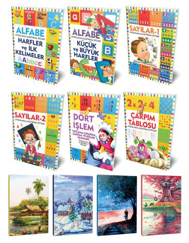 Etkinlik Kitapları 6lı Kitap Seti ve 4 Defter -3